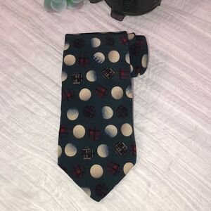 Halston III Sill Stunning Emerald Green Ivory Red Navy Gray Black Golf Tie